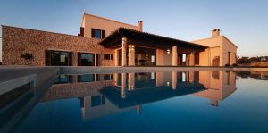 Vivienda rústica en Ses Salines - vista piscina